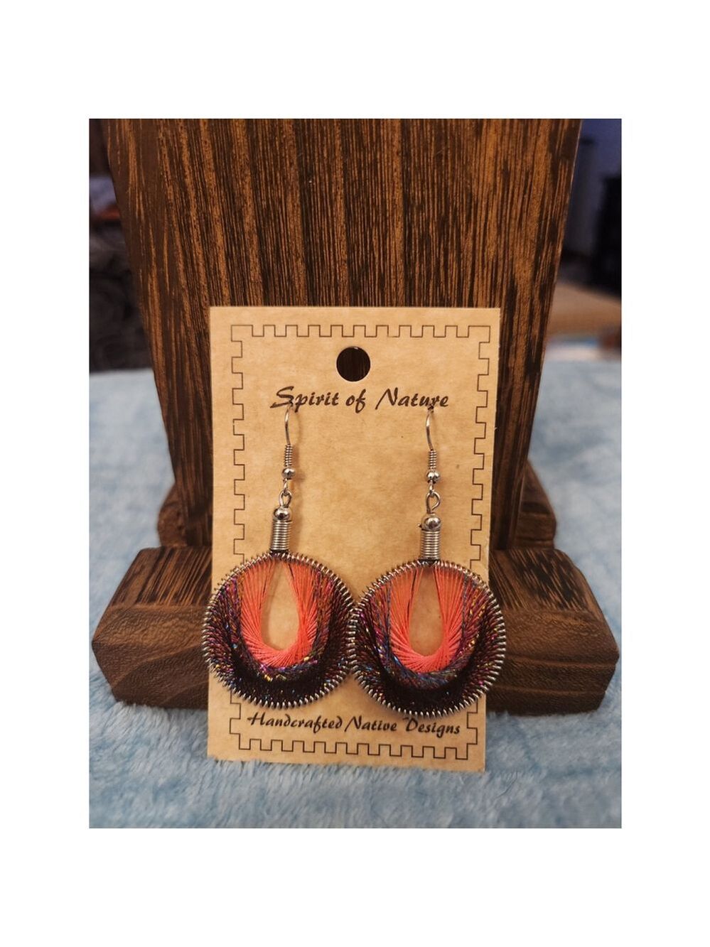 Spirit of Nature Woven Thread Earrings